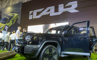 Brand-ul chinezesc iCAUR debutează în România: V27 pornește de la 51.500 euro Brand-ul chinezesc iCAUR debutează în România: V27 pornește de la 51.500 euro