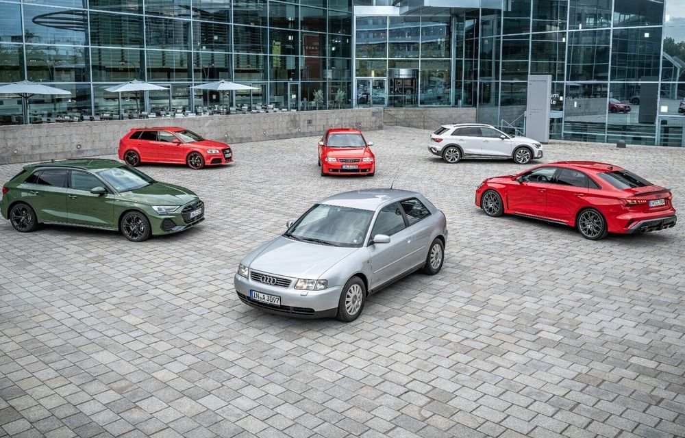 Audi A3 împlinește 30 de ani de la debut. Peste 6 milioane de exemplare produse - Poza 1 Audi A3 împlinește 30 de ani de la debut. Peste 6 milioane de exemplare produse - Poza 1