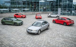 Audi A3 împlinește 30 de ani de la debut. Peste 6 milioane de exemplare produse Audi A3 împlinește 30 de ani de la debut. Peste 6 milioane de exemplare produse