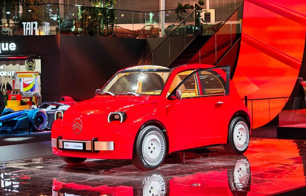 LIVE de la Paris: Citroen 2CV renaște sub formă de concept electric. Model de serie din 2028 - Poza 1 LIVE de la Paris: Citroen 2CV renaște sub formă de concept electric. Model de serie din 2028 - Poza 1