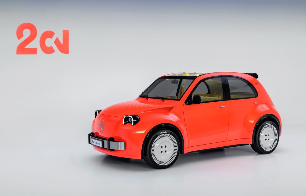 Citroen 2CV renaște sub formă de concept electric. Model de serie din 2028 - Poza 3 Citroen 2CV renaște sub formă de concept electric. Model de serie din 2028 - Poza 3