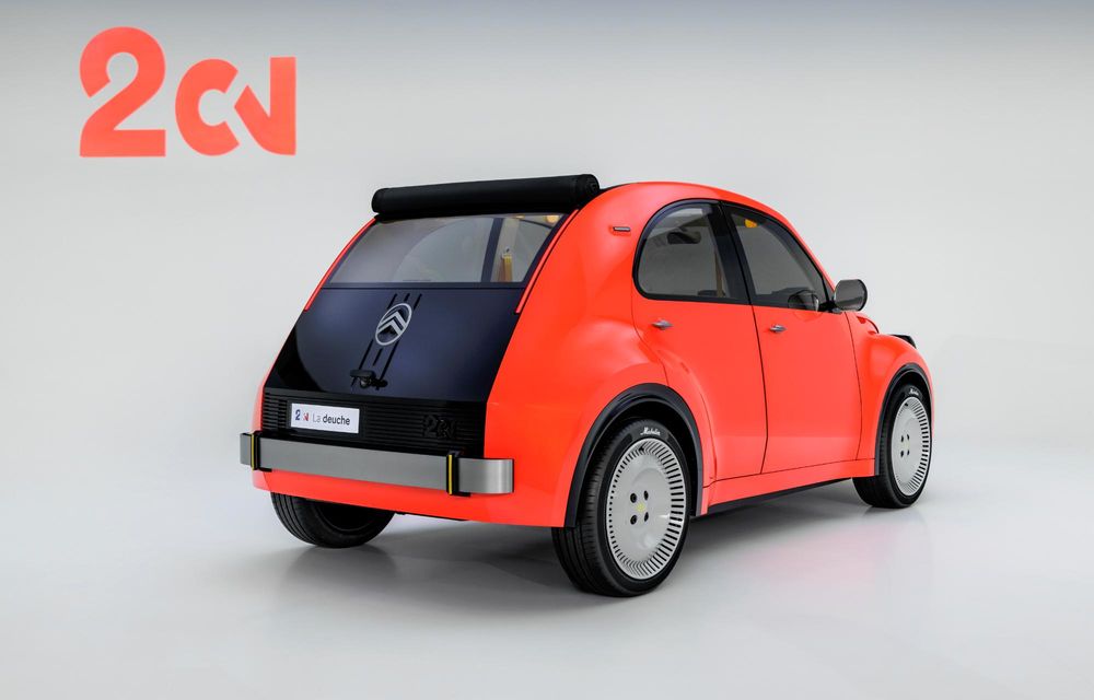 Citroen 2CV renaște sub formă de concept electric. Model de serie din 2028 - Poza 11 Citroen 2CV renaște sub formă de concept electric. Model de serie din 2028 - Poza 11