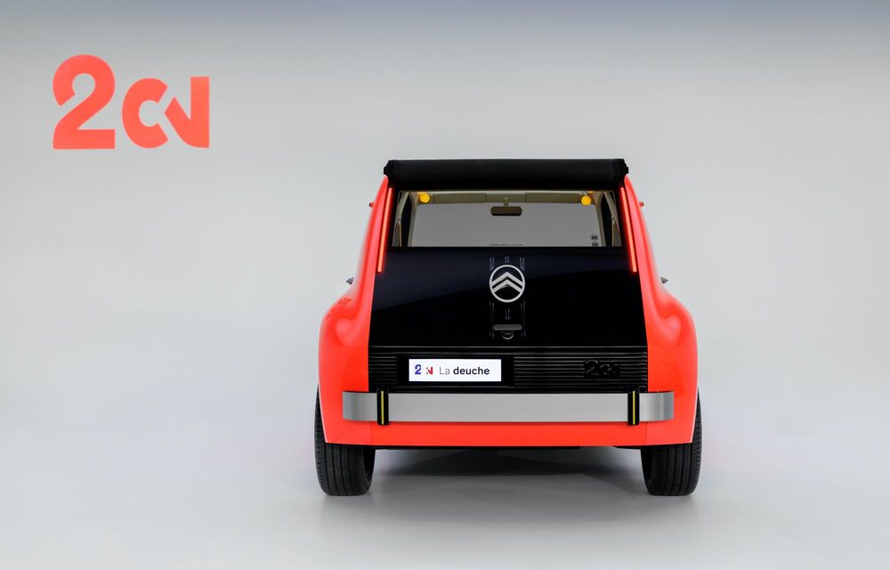 Citroen 2CV renaște sub formă de concept electric. Model de serie din 2028 - Poza 12 Citroen 2CV renaște sub formă de concept electric. Model de serie din 2028 - Poza 12