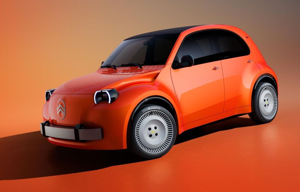 Citroen 2CV renaște sub formă de concept electric. Model de serie din 2028 - Poza 1 Citroen 2CV renaște sub formă de concept electric. Model de serie din 2028 - Poza 1