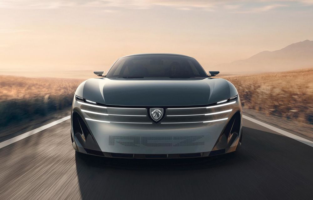 LIVE de la Paris: Peugeot RCZ Vision, dezvăluit: coupé sportiv electric cu 500 CP și baterie solid-state - Poza 3