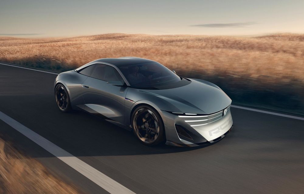 LIVE de la Paris: Peugeot RCZ Vision, dezvăluit: coupé sportiv electric cu 500 CP și baterie solid-state - Poza 6