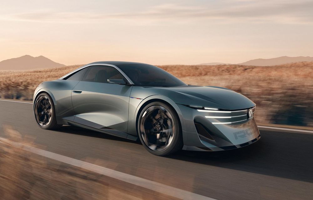 LIVE de la Paris: Peugeot RCZ Vision, dezvăluit: coupé sportiv electric cu 500 CP și baterie solid-state - Poza 7