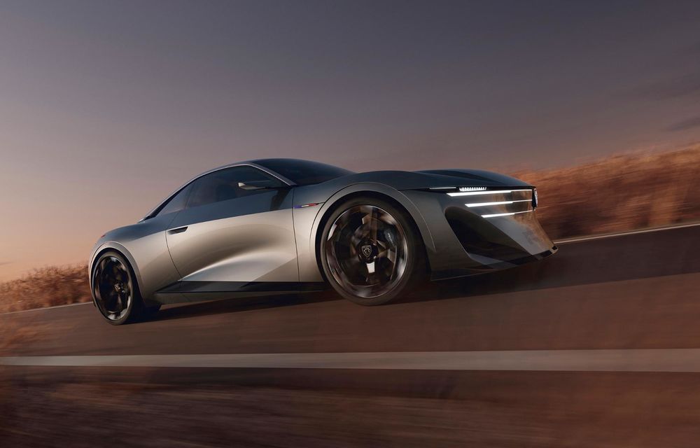 LIVE de la Paris: Peugeot RCZ Vision, dezvăluit: coupé sportiv electric cu 500 CP și baterie solid-state - Poza 8