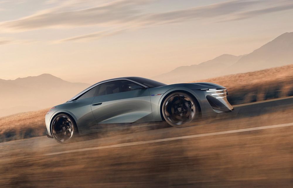 LIVE de la Paris: Peugeot RCZ Vision, dezvăluit: coupé sportiv electric cu 500 CP și baterie solid-state - Poza 9