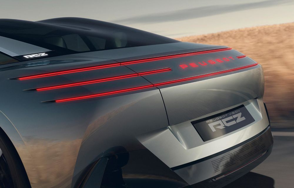 LIVE de la Paris: Peugeot RCZ Vision, dezvăluit: coupé sportiv electric cu 500 CP și baterie solid-state - Poza 14