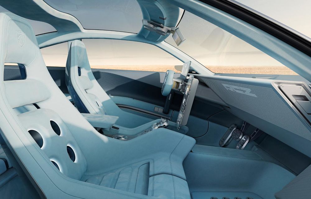 LIVE de la Paris: Peugeot RCZ Vision, dezvăluit: coupé sportiv electric cu 500 CP și baterie solid-state - Poza 20