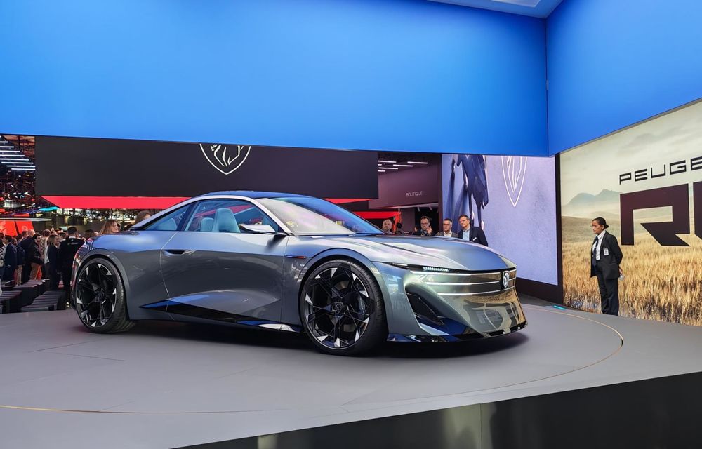 LIVE de la Paris: Peugeot RCZ Vision, dezvăluit: coupé sportiv electric cu 500 CP și baterie solid-state - Poza 23