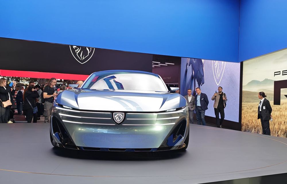 LIVE de la Paris: Peugeot RCZ Vision, dezvăluit: coupé sportiv electric cu 500 CP și baterie solid-state - Poza 24
