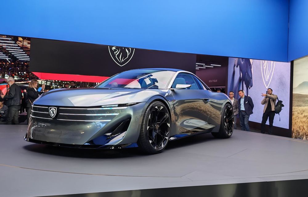 LIVE de la Paris: Peugeot RCZ Vision, dezvăluit: coupé sportiv electric cu 500 CP și baterie solid-state - Poza 26