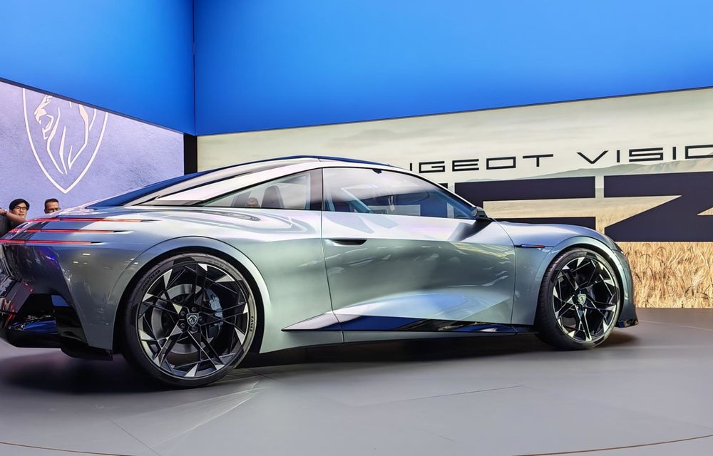 LIVE de la Paris: Peugeot RCZ Vision, dezvăluit: coupé sportiv electric cu 500 CP și baterie solid-state - Poza 27