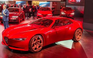 LIVE de la Paris: Noul Alfa Romeo Cuorerosso: concept al unei berline cu motor V6 hibrid