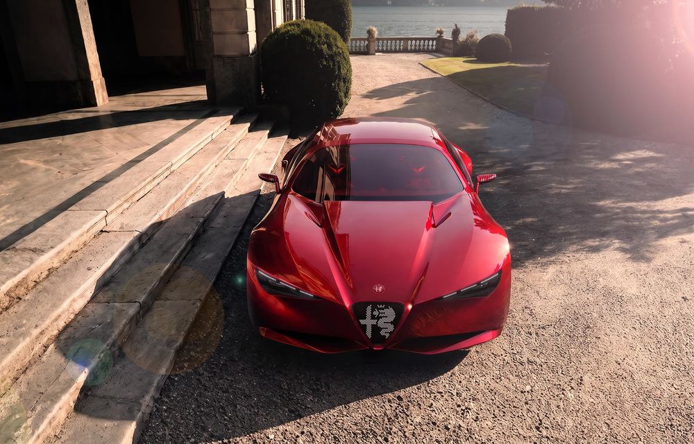 Noul Alfa Romeo Cuorerosso: concept al unei berline cu motor V6 hibrid - Poza 6 Noul Alfa Romeo Cuorerosso: concept al unei berline cu motor V6 hibrid - Poza 6