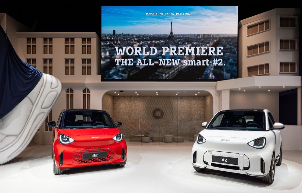 LIVE de la Paris: Noul Smart #2: succesorul electric al lui ForTwo are autonomie de 290 de kilometri - Poza 3