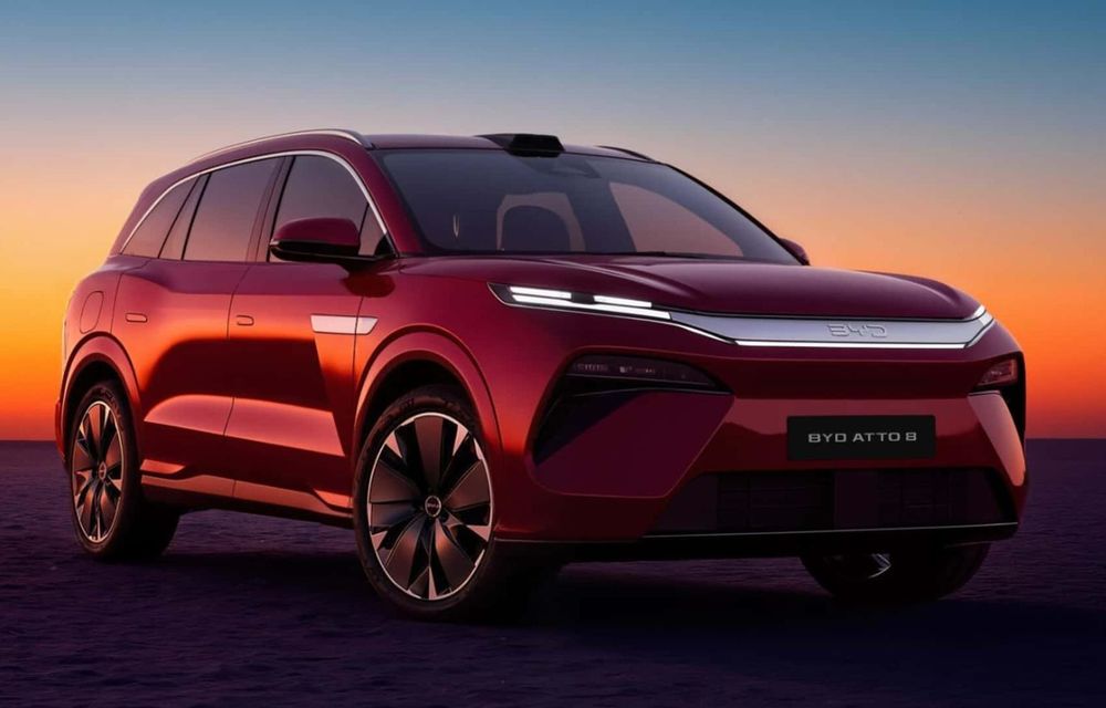 BYD Atto 8, noul etalon al mărcii în Europa: încărcare în doar 9 minute - Poza 2 BYD Atto 8, noul etalon al mărcii în Europa: încărcare în doar 9 minute - Poza 2