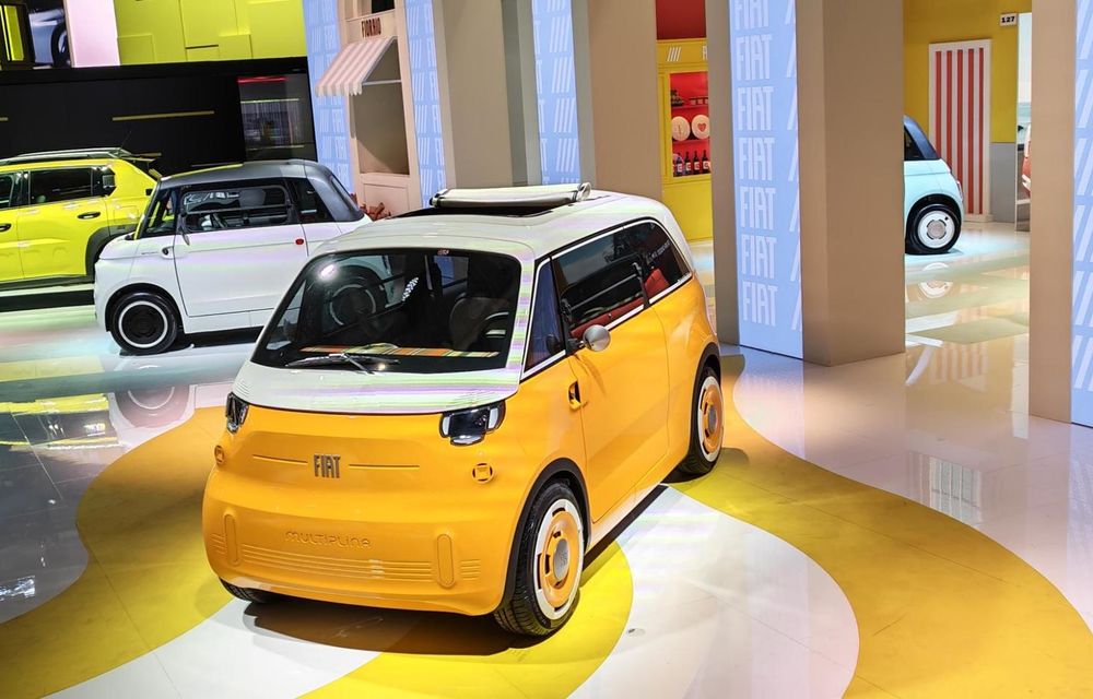 Live de la Paris: Fiat Multiplina, o mașină electrică de oraș cu patru locuri, inspirată de Topolino - Poza 1 Live de la Paris: Fiat Multiplina, o mașină electrică de oraș cu patru locuri, inspirată de Topolino - Poza 1