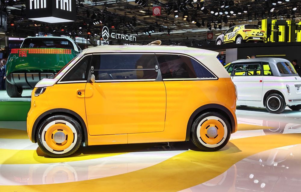 Live de la Paris: Fiat Multiplina, o mașină electrică de oraș cu patru locuri, inspirată de Topolino - Poza 2 Live de la Paris: Fiat Multiplina, o mașină electrică de oraș cu patru locuri, inspirată de Topolino - Poza 2