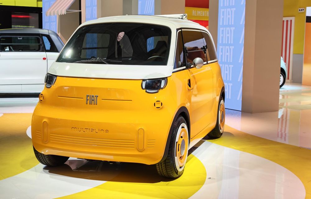 Live de la Paris: Fiat Multiplina, o mașină electrică de oraș cu patru locuri, inspirată de Topolino - Poza 4 Live de la Paris: Fiat Multiplina, o mașină electrică de oraș cu patru locuri, inspirată de Topolino - Poza 4
