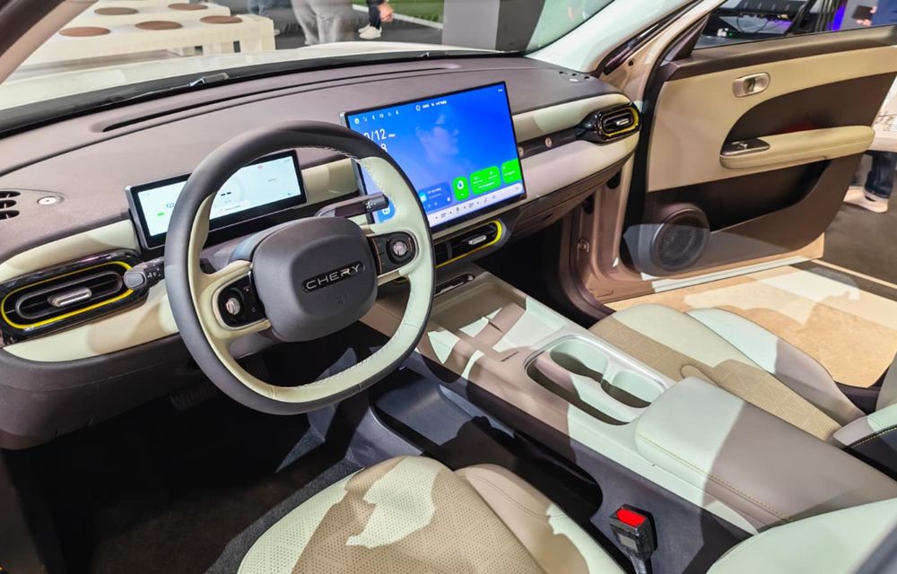 LIVE de la Paris: Noul concept Chery Q anunță primul model electric al mărcii - Poza 7 LIVE de la Paris: Noul concept Chery Q anunță primul model electric al mărcii - Poza 7