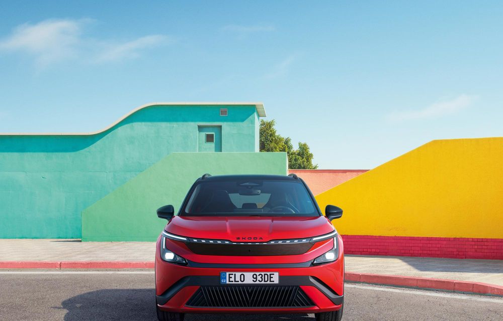 Noua Skoda Epiq Sportline: faruri LED Matrix și plafon negru în standard - Poza 3