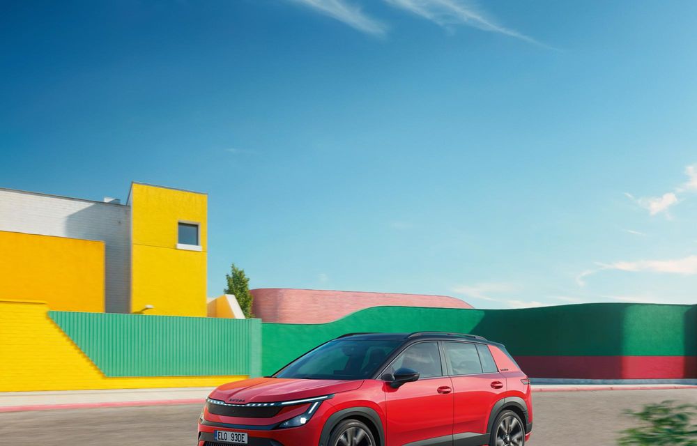 Noua Skoda Epiq Sportline: faruri LED Matrix și plafon negru în standard - Poza 6