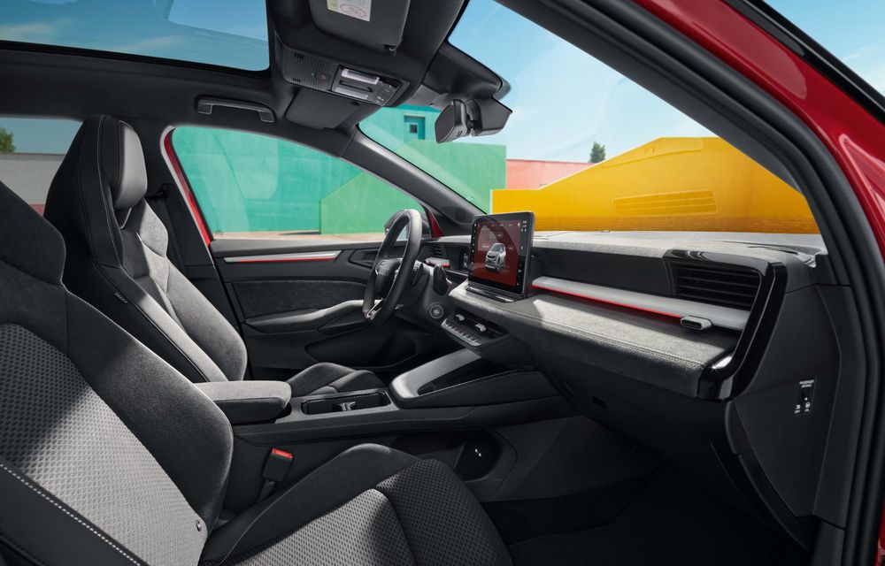 Noua Skoda Epiq Sportline: faruri LED Matrix și plafon negru în standard - Poza 12