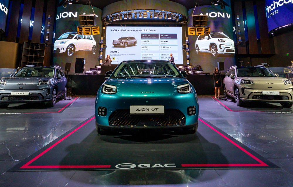 Chinezii de la GAC au debutat în România: gamă formată din două modele electrice - Poza 1 Chinezii de la GAC au debutat în România: gamă formată din două modele electrice - Poza 1
