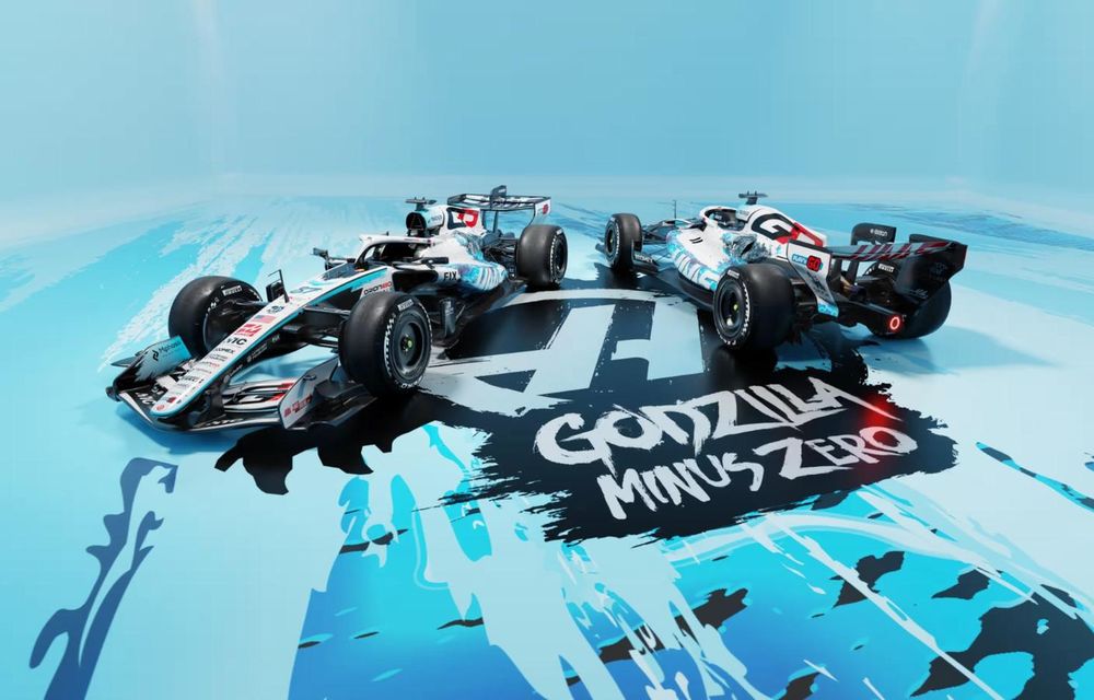 F1: Haas prezintă o grafică specială pentru cursa din SUA, inspirată de Godzilla - Poza 1