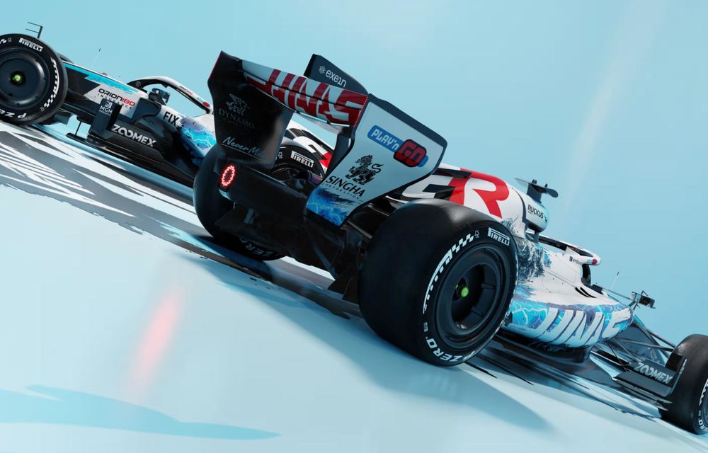 F1: Haas prezintă o grafică specială pentru cursa din SUA, inspirată de Godzilla - Poza 3