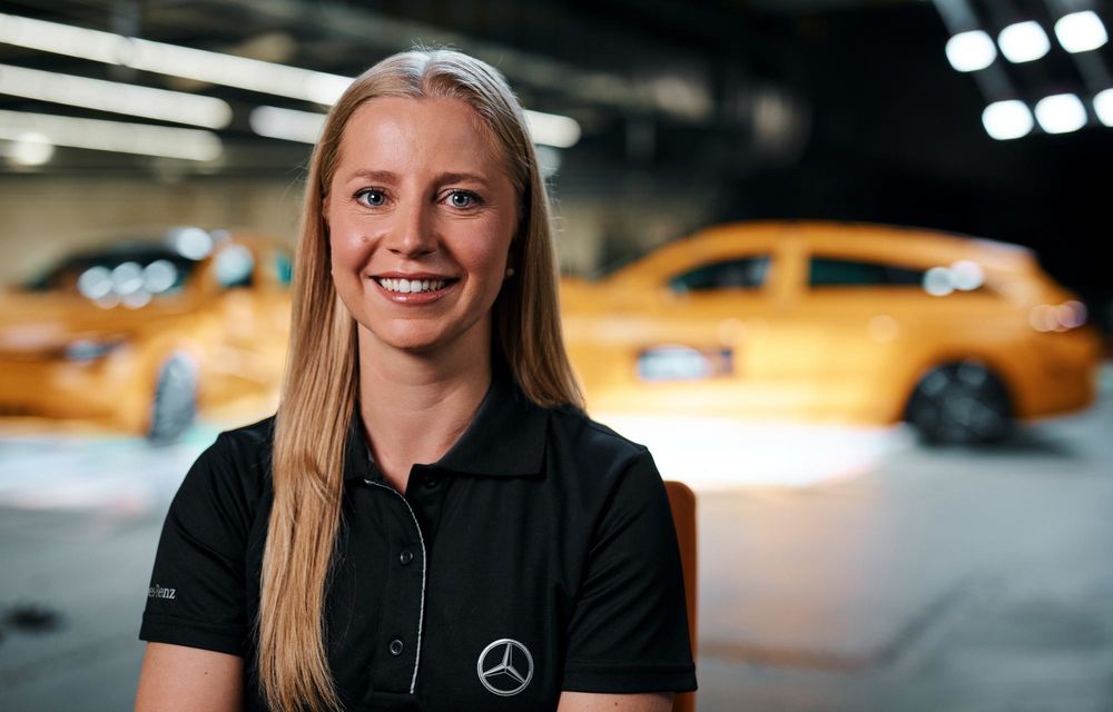 Mercedes-Benz rescrie testele de siguranță: impact lateral cu două mașini la 56 km/h - Poza 35