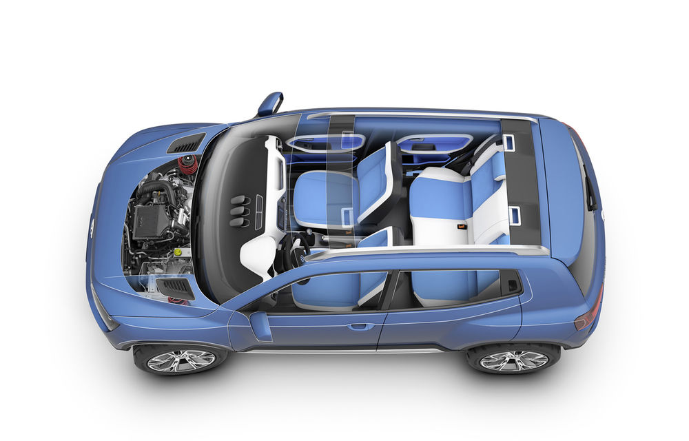 VW Taigun: conceptul celui mai mic SUV Volkswagen anunţă un nou motor TSI de un litru şi 110 CP - Poza 2