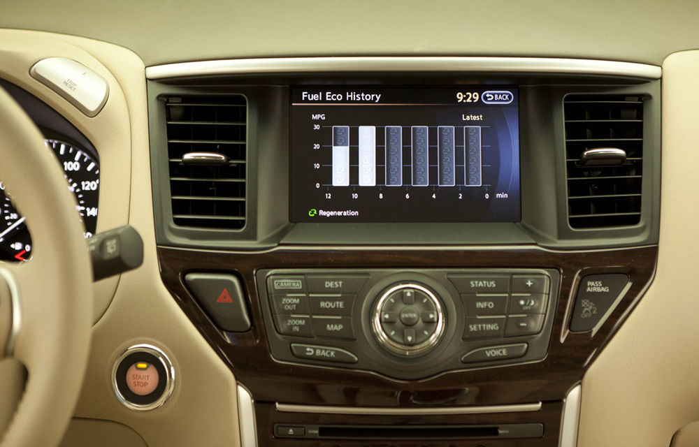 Nissan Pathfinder Hybrid: 250 CP şi consum mediu de 9 litri la sută - Poza 2