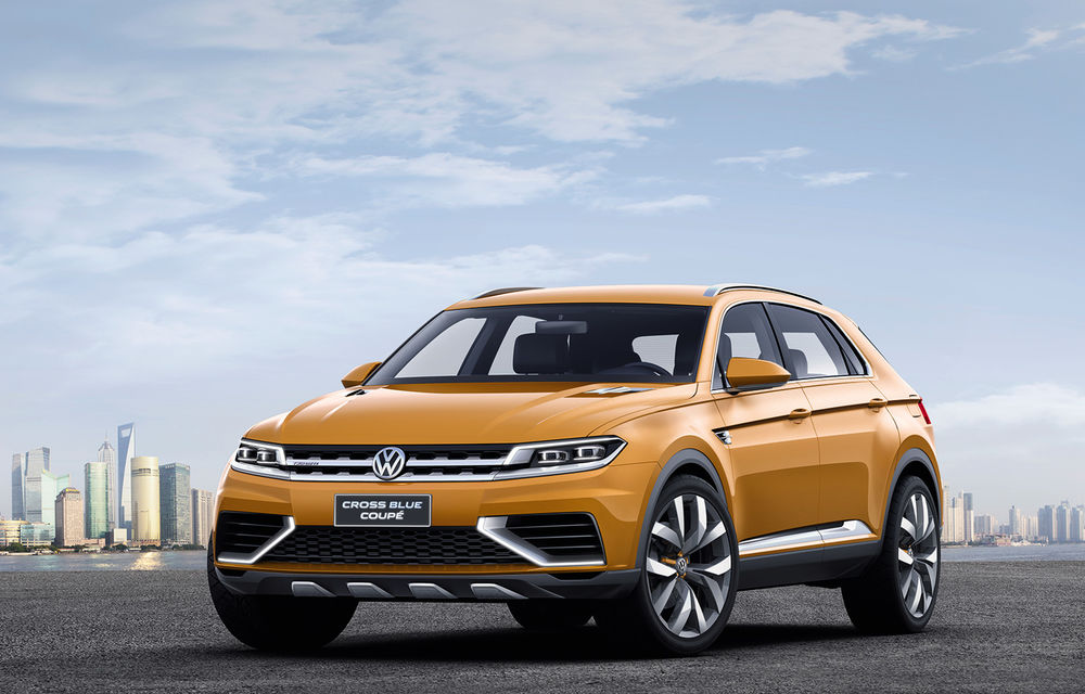 Volkswagen CrossBlue Coupe Concept, modelul care prefigurează noile SUV-uri ale nemţilor - Poza 2