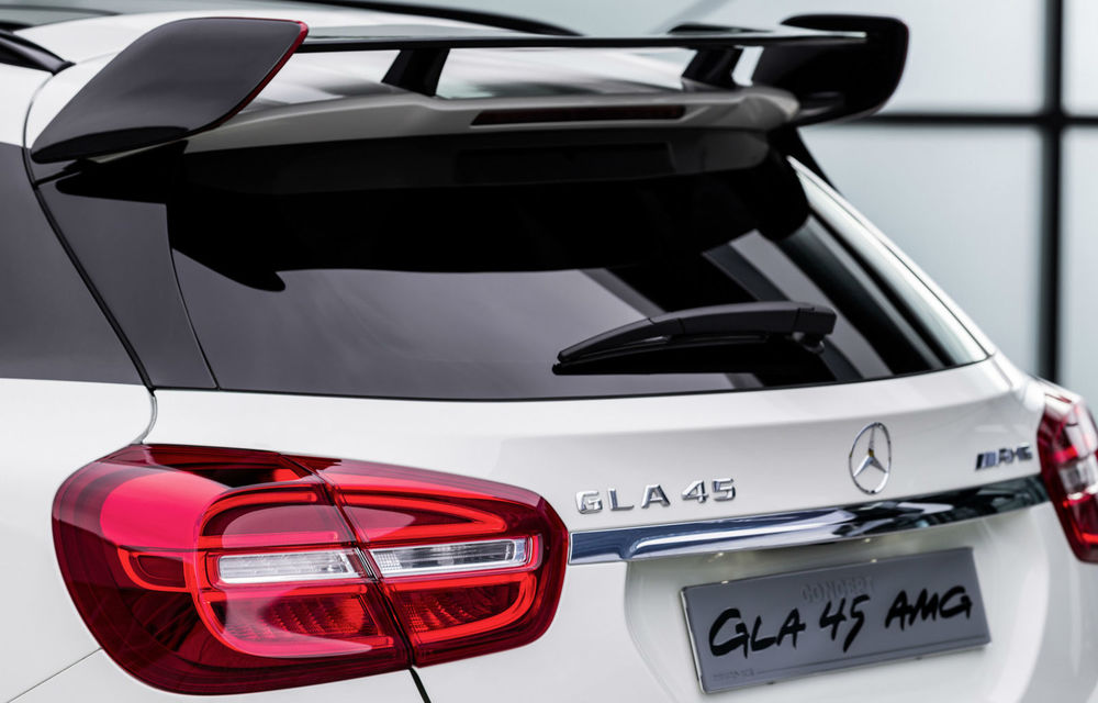 Mercedes GLA45 AMG - concept pentru o versiune de performanţă de 360 de cai putere - Poza 2