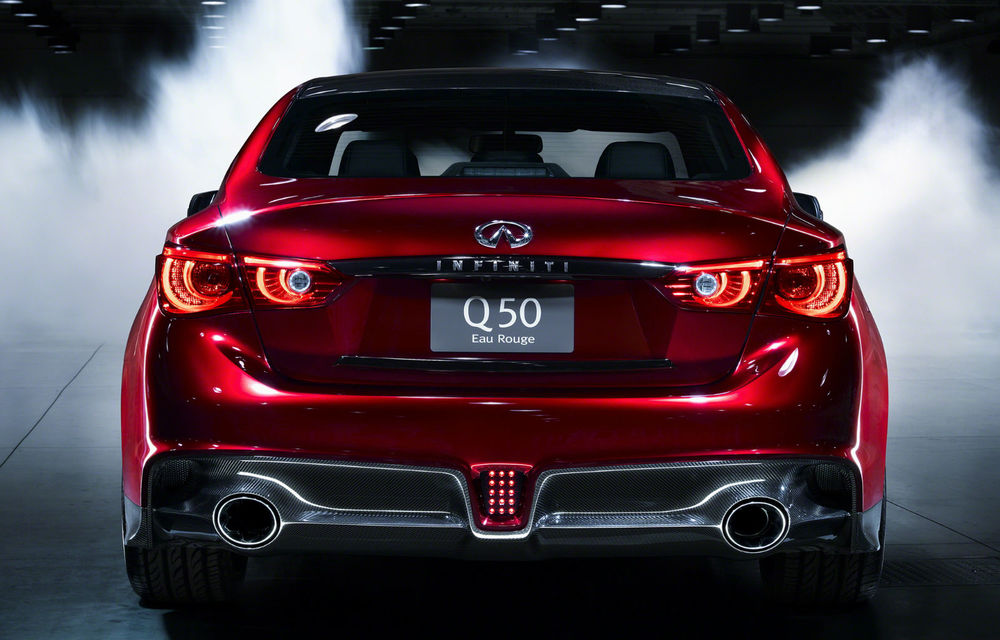 Infiniti Q50 Eau Rouge - imagini noi cu conceptul ce va debuta la Detroit - Poza 4