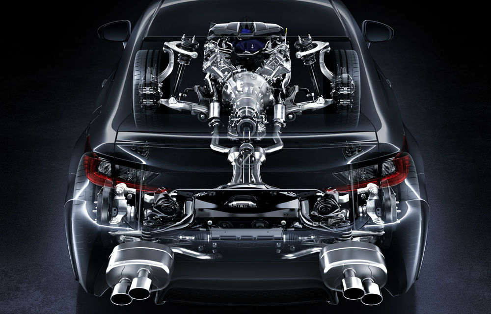Lexus RC F Coupe: rivalul lui BMW M4 şi Mercedes C63 AMG debutează oficial - Poza 2