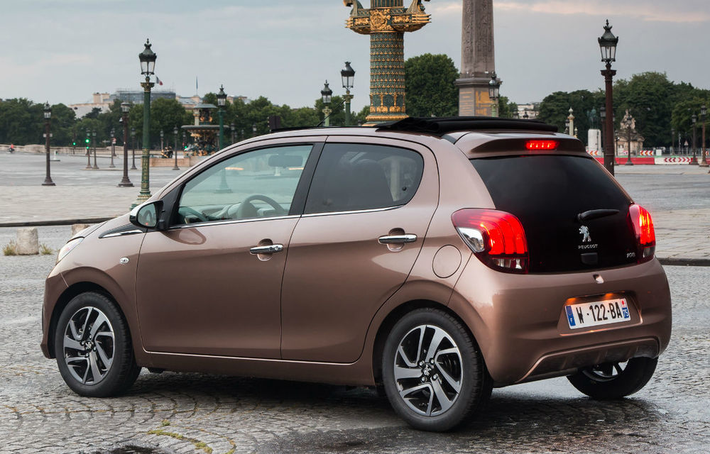 Peugeot 108 - noua citadină a francezilor va fi oferită şi în versiune cabrio şi debutează în martie - Poza 2