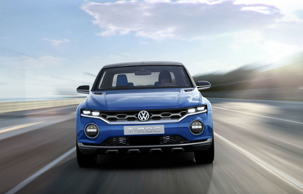 Abia ne-am obișnuit cu Atlas, că mai vine un SUV: Volkswagen T-Roc se lansează în 2017 și va fi poziționat sub Tiguan - Poza 2