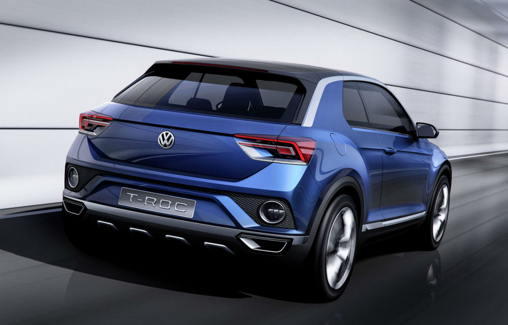 Abia ne-am obișnuit cu Atlas, că mai vine un SUV: Volkswagen T-Roc se lansează în 2017 și va fi poziționat sub Tiguan - Poza 2