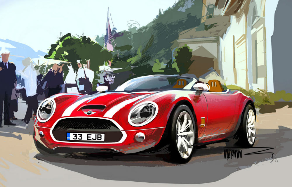 Mini Superleggera Vision: conceptul unui roadster britanic cu inspiraţie italiană - Poza 2