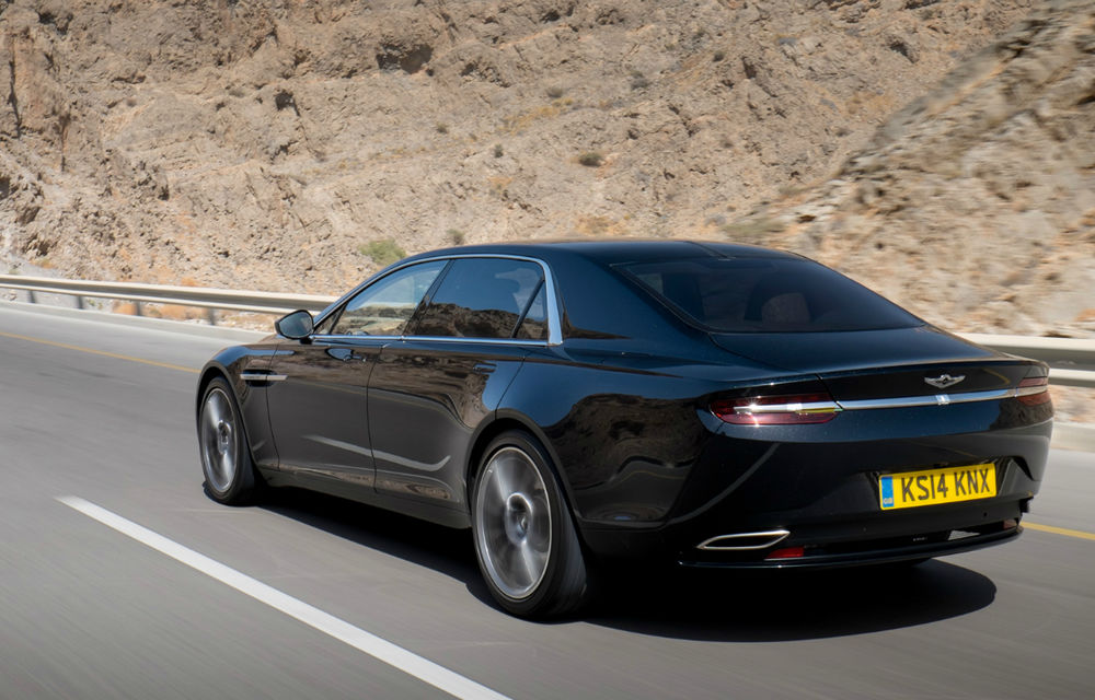 Aston Martin Lagonda: fotografii oficiale cu sedanul de lux dedicat arabilor - Poza 2