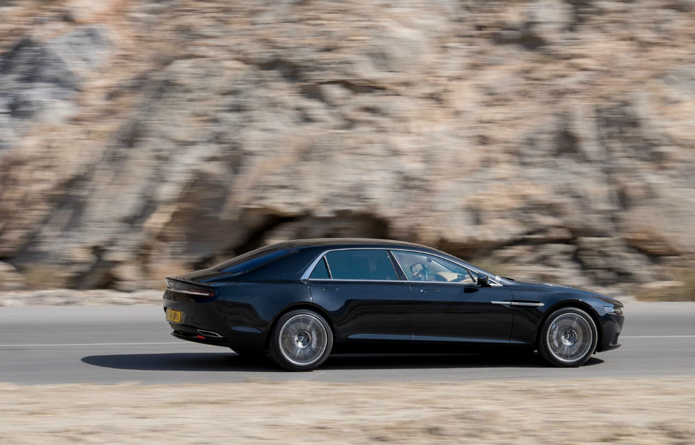 Aston Martin Lagonda: fotografii oficiale cu sedanul de lux dedicat arabilor - Poza 2
