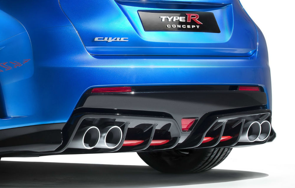 Honda a deschis listele de comenzi pentru Civic Type R în Regatul Unit deşi versiunea de serie nu a fost prezentată încă - Poza 2