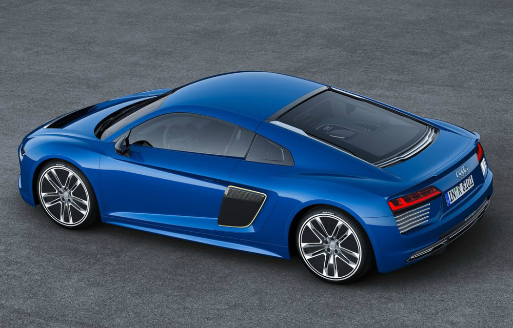 Audi R8 e-tron: 3.9 secunde pentru 0-100 km/h şi 450 de kilometri autonomie pentru sportiva electrică Audi - Poza 2