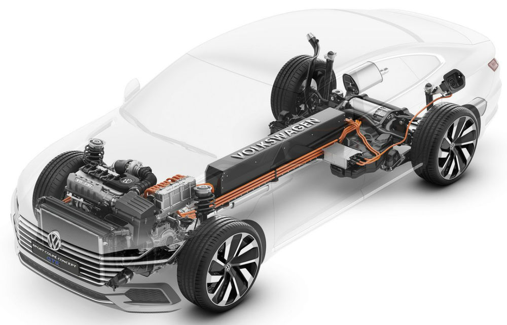 Volkswagen Sport Coupé Concept GTE: germanii pregătesc un model poziţionat între Passat şi Phaeton - Poza 2
