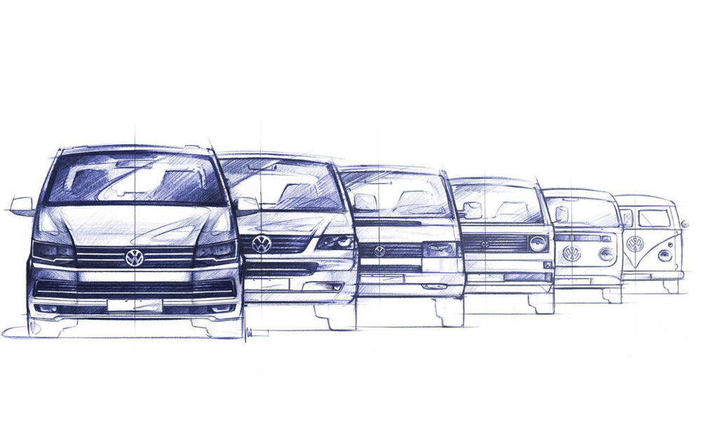 Volkswagen Transporter a ajuns la a şasea generaţie - Poza 2